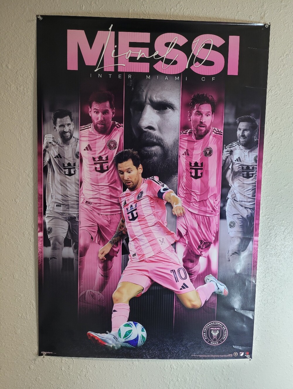 Lionel Messi Inter Miami DYNAMO 2026 MLS Soccer 22.375x34 Rolled Wall Poster